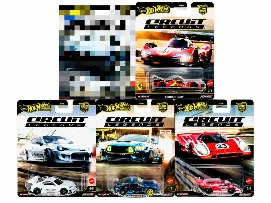 Hot Wheels Premium Car Culture 2025 Circuit Legend(Set of 4)