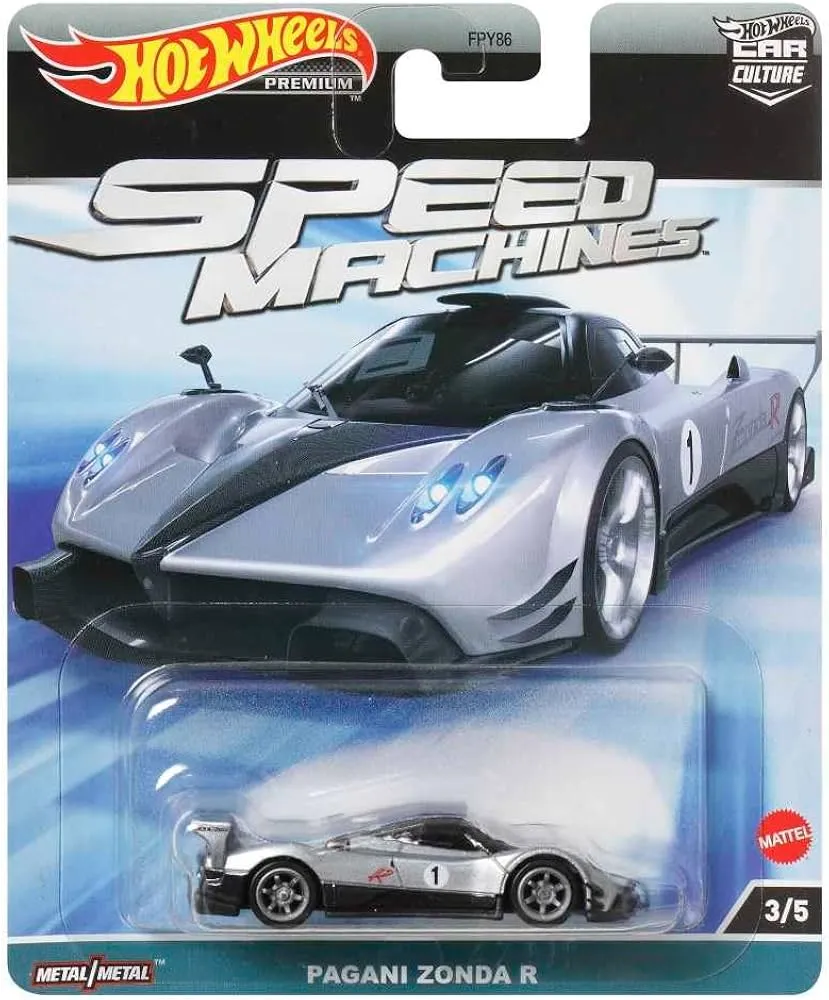 Hot Wheels Premium – Pagani Zonda R | Speed Machines