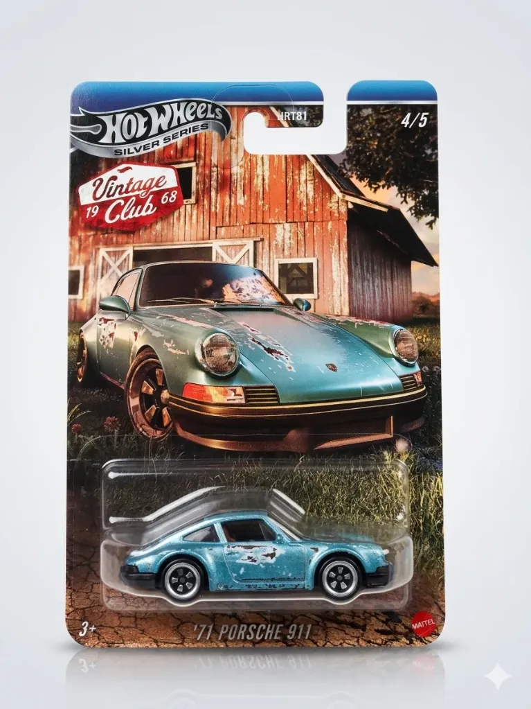 Hot Wheels Silver Series - Vintage Club '71 Porsche 911