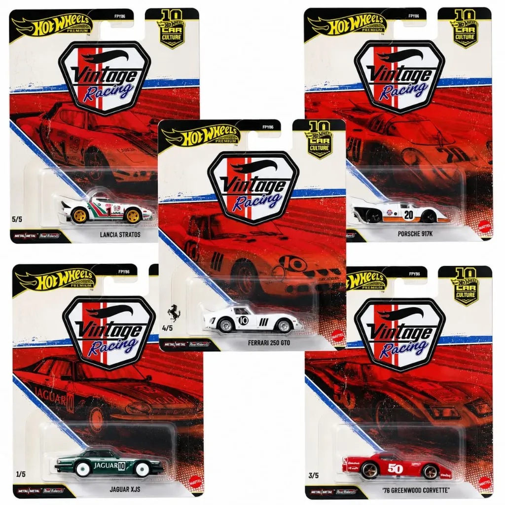 Vintage Racing (set of 5)